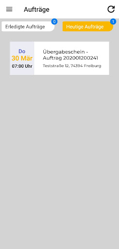 Android application Odysys D3 Bühnen App screenshort
