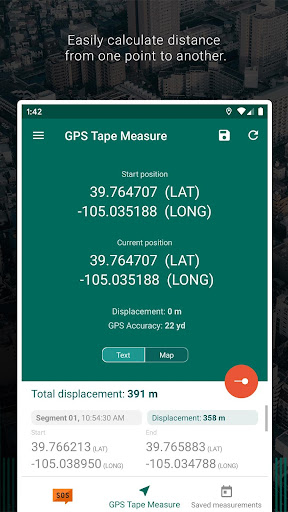 My GPS Tape Measure Screen 3