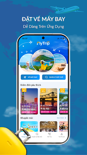 Android application FlyTrip: Vé Máy Bay trực tuyến screenshort