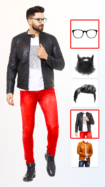 Men Leather Coat Photo Editor - 1.0.8 - (Android)