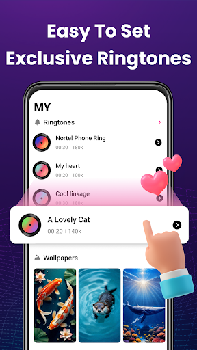 Screenshot of Ringtones songs & HD Wallpaper