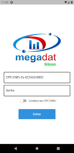 Android application MEGADAT TELECOM screenshort