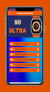 N8 Ultra Smart Watch 1 APK + Mod (Unlimited money) إلى عن على ذكري المظهر