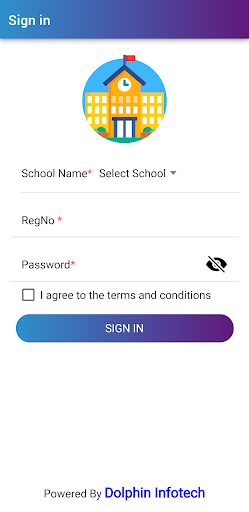 Android application Acadynamic365 screenshort