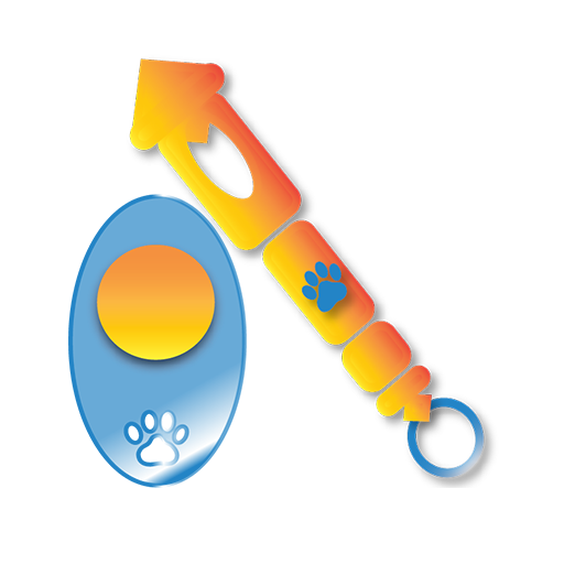 Dog whistle n clicker trainer logo