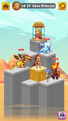 Hero Tower 2: Pyramid Puzzle - Screenshot 1