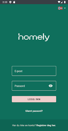Android application Homely screenshort