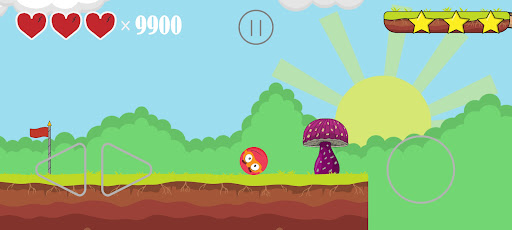 Red Rolling Ball: Bounce Boy Screen 2
