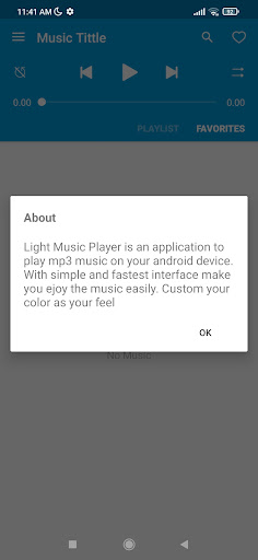 Light Music Player Screen 2