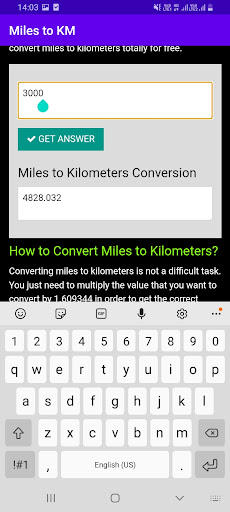 Miles to KM Apps on Google Play