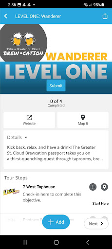 Screenshot of Visit Greater St. Cloud