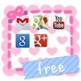 Lovely folder *girls* free icon