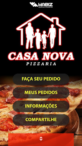 Android application Pizzaria Casa Nova screenshort