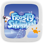 Cover Image of Download Snowman Theme GO Weather EX  APK
