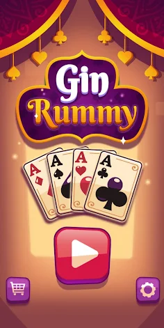 Ace gin Rummy online game - Screenshot 1
