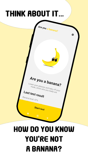 Android application Are you a banana? screenshort