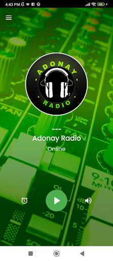 Android application Adonay Radio screenshort