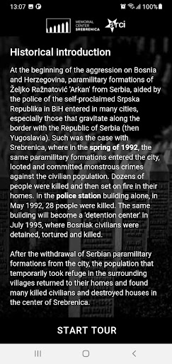 Android application Srebrenica 2.0 screenshort