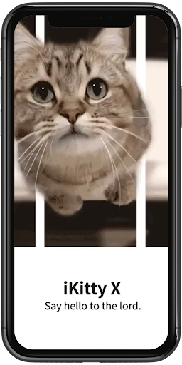 Android application 3D Cute Cat Live Wallpaper screenshort