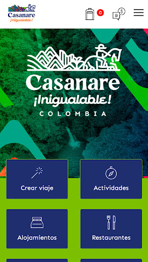 Android application Casanare Travel screenshort