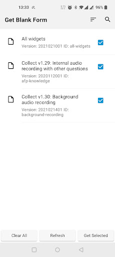 UNOPS Collect Screenshot