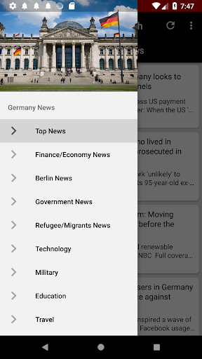Android application German News in English by News screenshort