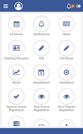 Android application HAMS Student screenshort