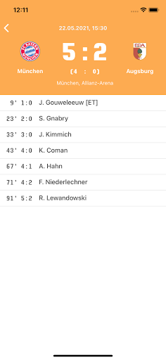 JustScores Screen 2