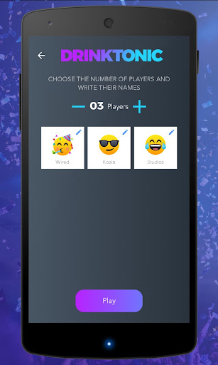 Drinktonic - Drinking Game Screen 2