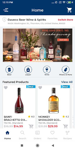 Android application Daveco Beer Wine & Spirits screenshort