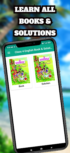 Android application Class 4 English Solution screenshort