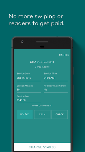 Ivy Pay - Therapist app Screen 3