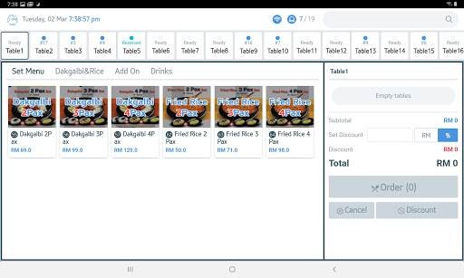 Android application BrandK POS (Server) screenshort