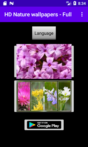 Android application HD Nature Wallpapers - Full screenshort
