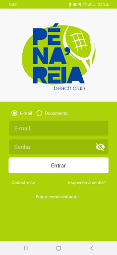 Android application Pé Nareia Beach Club screenshort