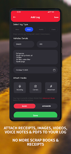 Loggy: Car maintenance log app Screen 3