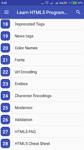 Learn HTML5 Programming Screen 3