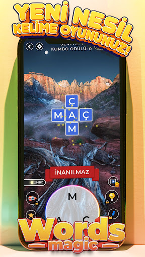 Android application Words Magic : Kelime Bul, Gör screenshort