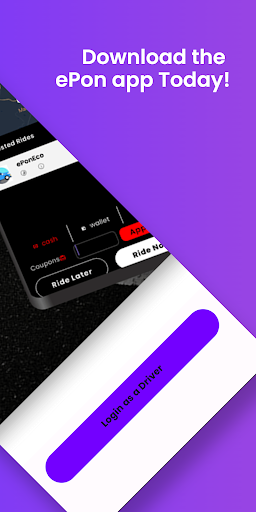 Driver - ePon Rideshare Screen 2