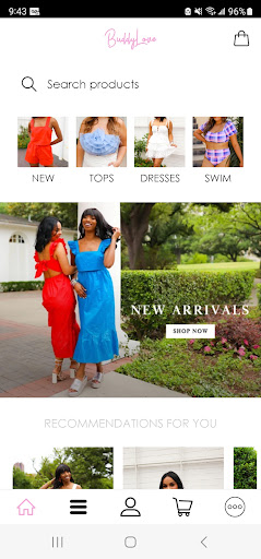 Android application ShopBuddyLove screenshort