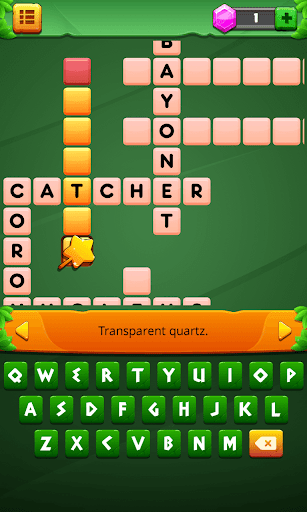Crossword Quiz Game - Question Screen 2