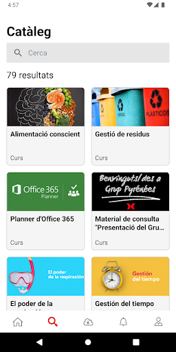 Android application Pyrénées Training screenshort