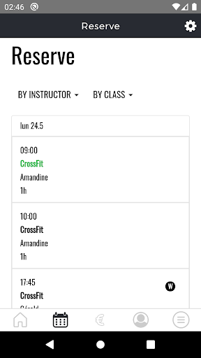 Antidote Gym Screen 2