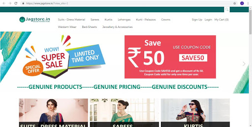 Jagstore.in - Fashion Shopping Screen 2