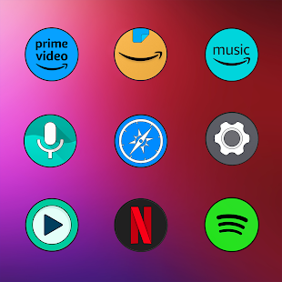Oxigen Circle - Icon Pack Bildschirmfoto