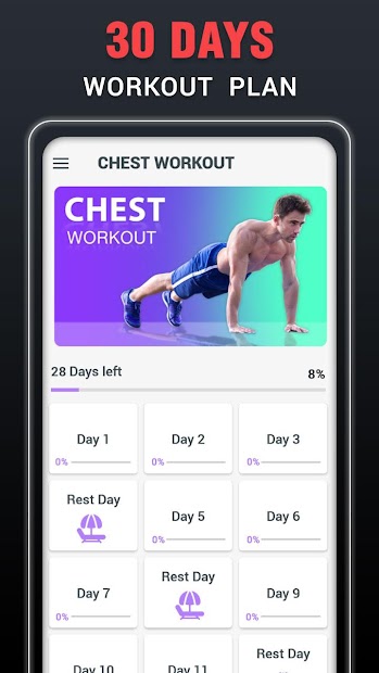 Imágen 2 Chest Workouts for Men at Home android