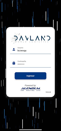 Android application Davland Tracking screenshort