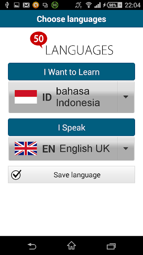 Screenshot of Learn Indonesian