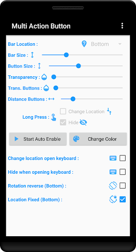 Multi Action Button Screen 2