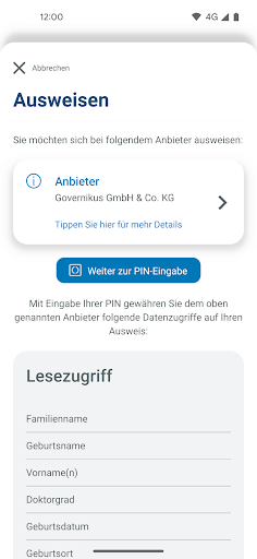 AusweisApp Bund screenshot 4